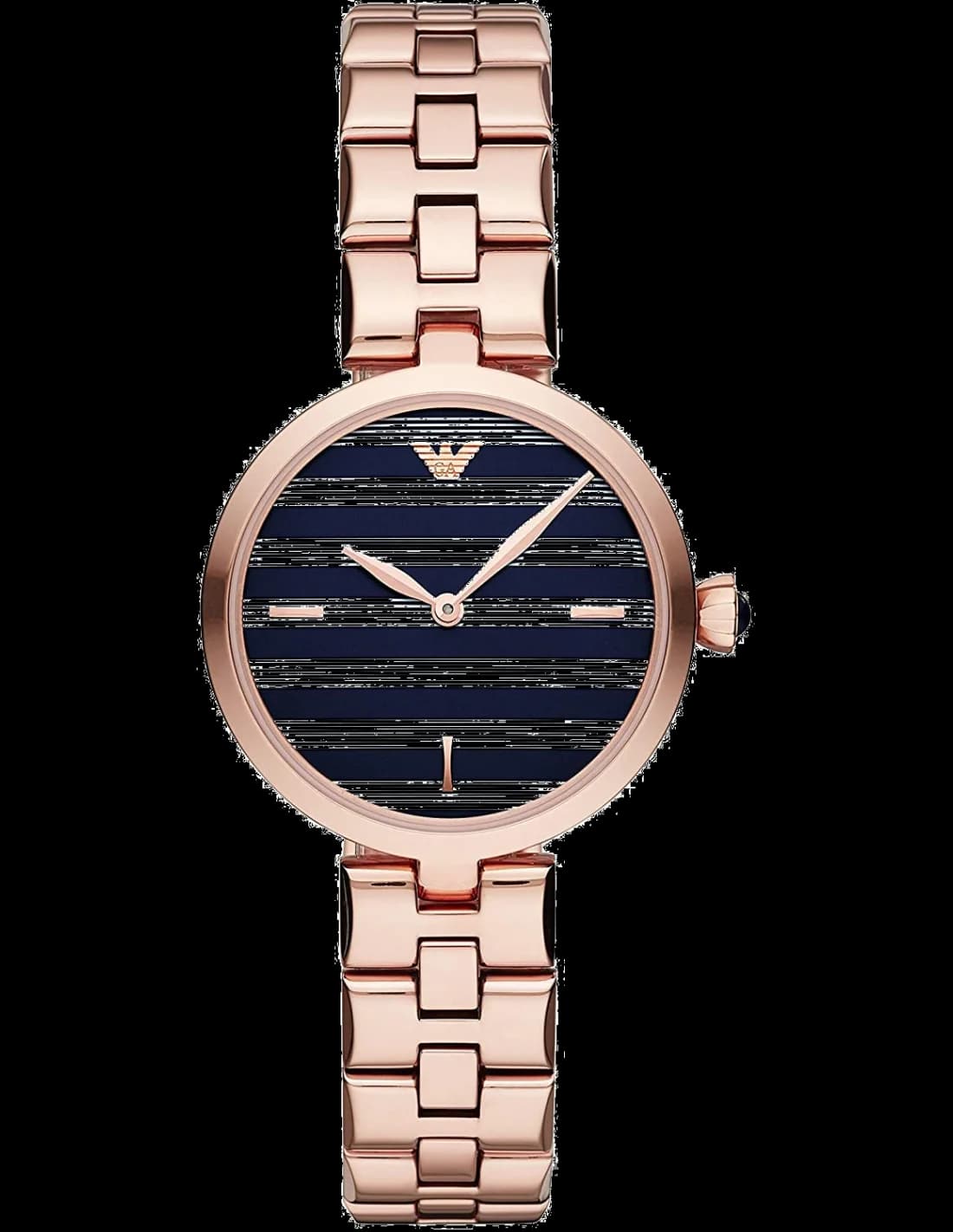 Emporio Armani AR11220 vue de côté, bracelet acier