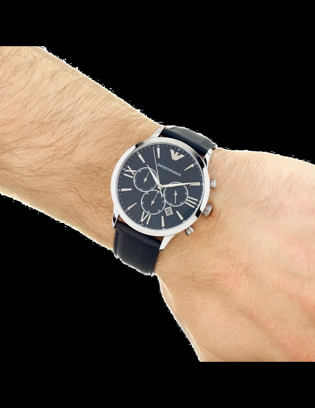 Emporio Armani Classique AR11226 Blue Chronograph Men's Watch vue 5