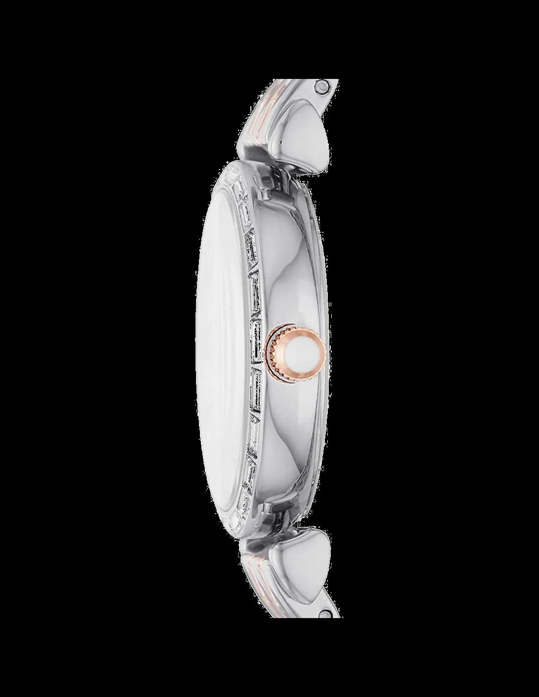 Gros plan sur le cadran nacre de la Emporio Armani AR11290
