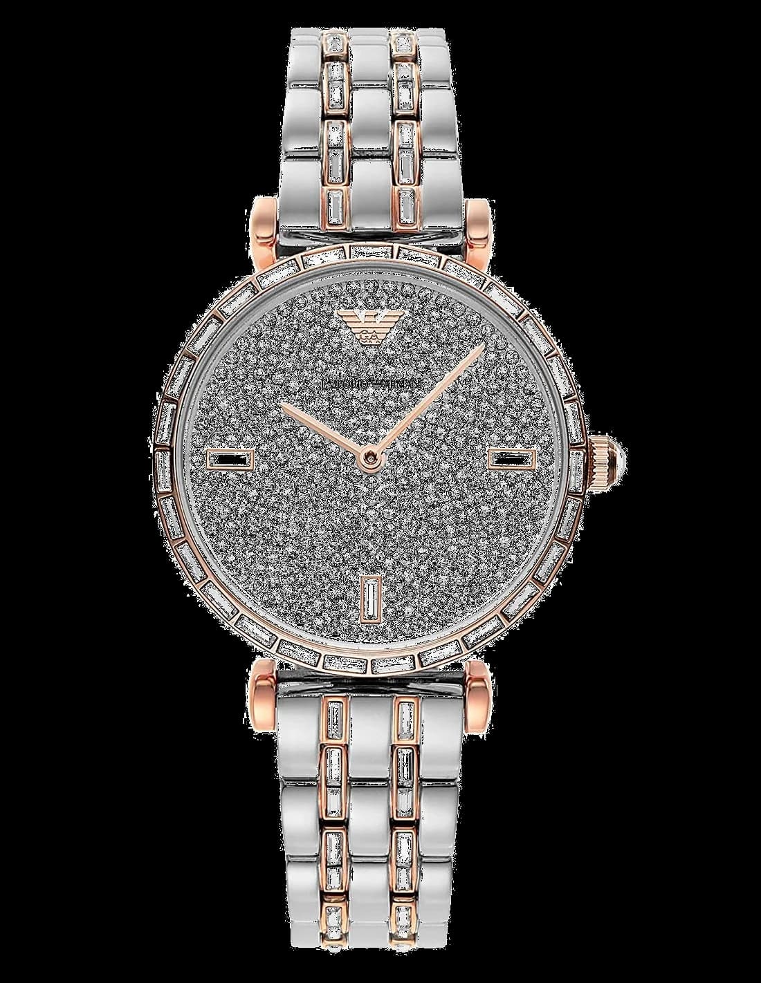 Emporio Armani AR11293 vue de côté, bracelet acier