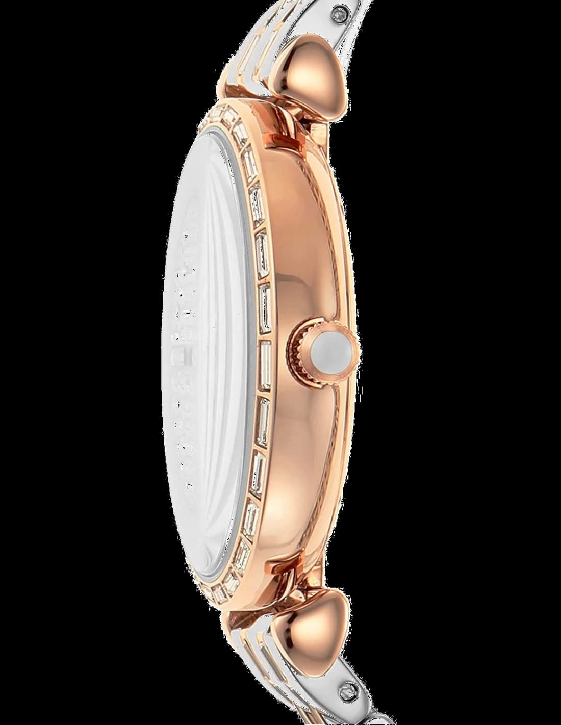 Emporio Armani AR11293 Gianni T-Bar Rose Gold Milanese Mesh Watch vue 3