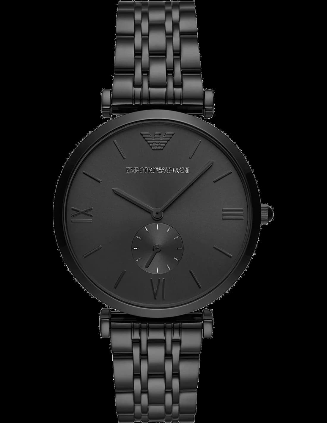 Emporio Armani AR11299 vue de côté, bracelet acier