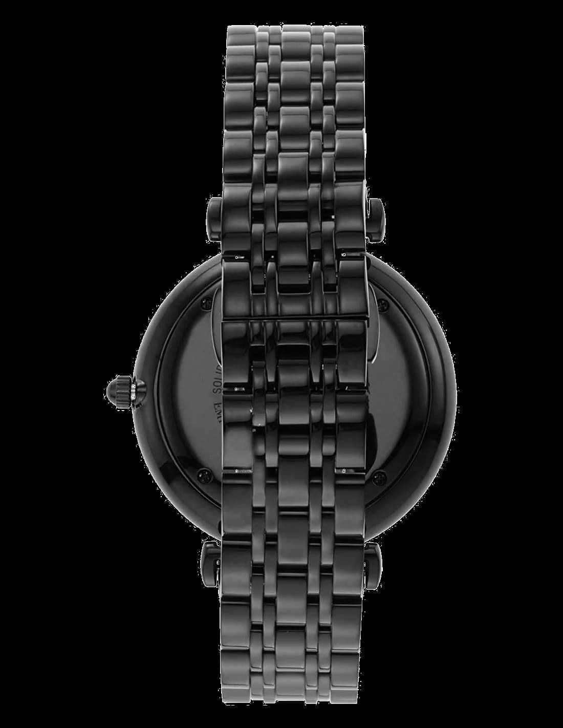 Emporio Armani AR11299 Gianni T-Bar Black IP Steel Small Seconds Watch vue 4