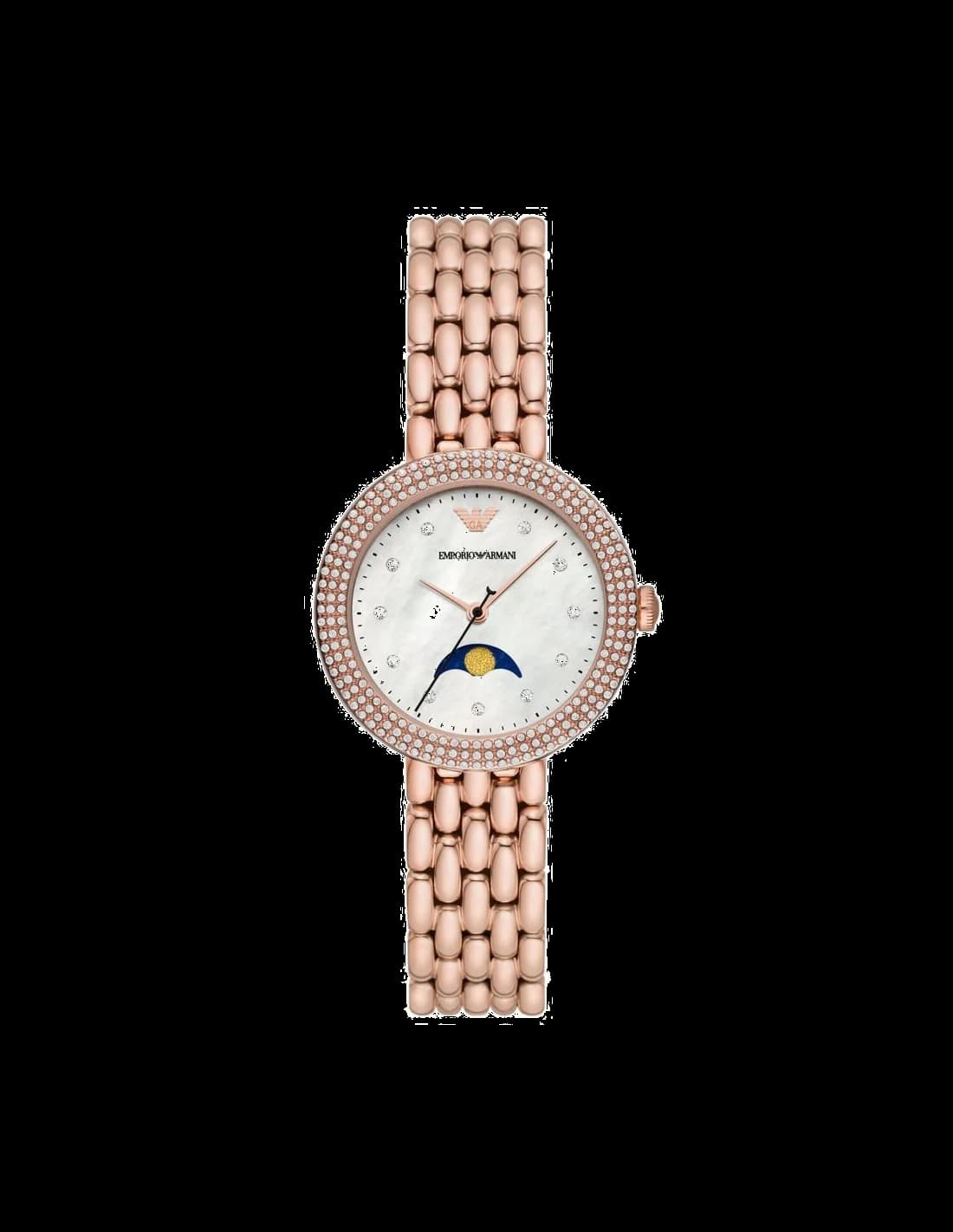 Emporio Armani AR11462 vue de côté, bracelet acier