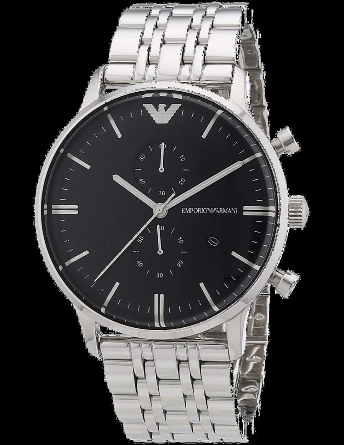 Montre Emporio Armani AR1648 en Acier avec Cadran Bleu Profond vue 2