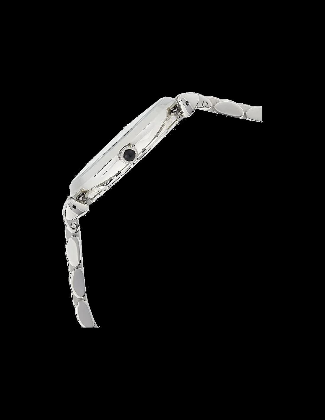 Gros plan sur le cadran nacre de la Emporio Armani AR1682