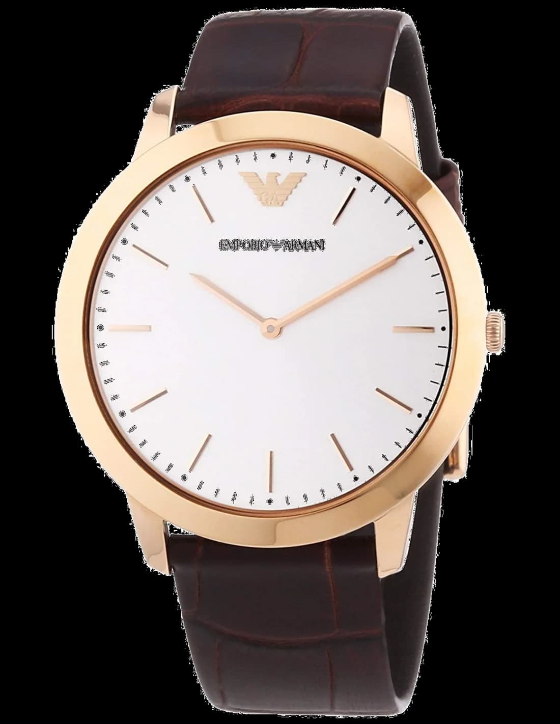 Montre Homme Armani Retro AR1743 Marron vue 2