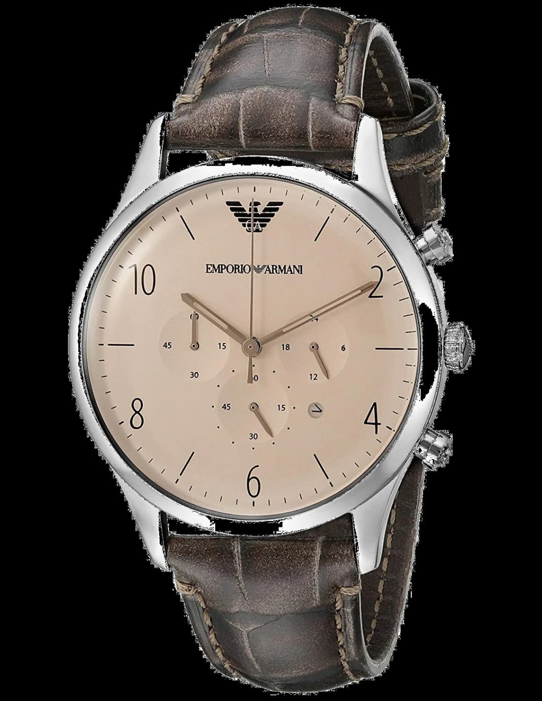 Armani Classic AR1878 Brown Men's Watch vue 2