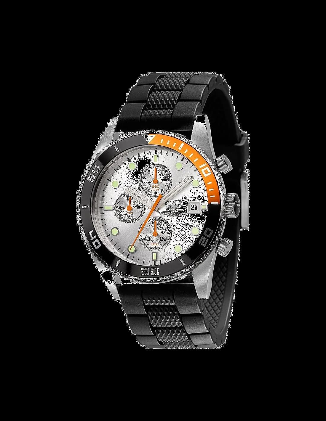 Emporio Armani AR5856 Steel and Silicone Men's Watch vue 2