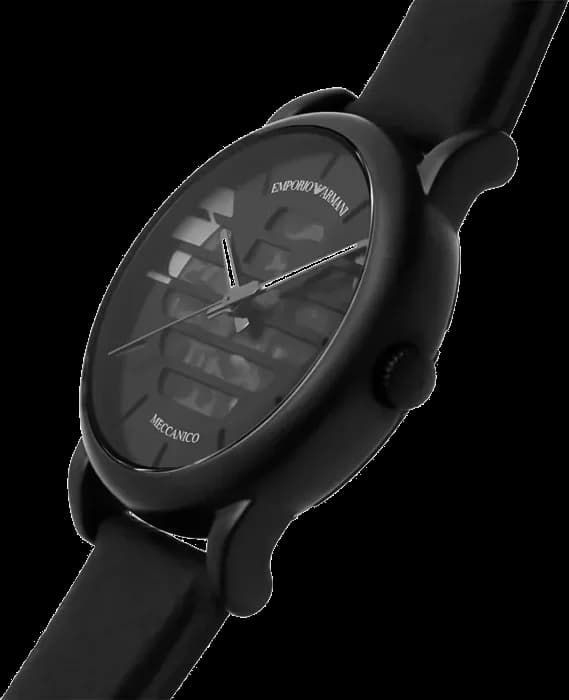 Emporio Armani AR60032 côté fond de boîtier noir
