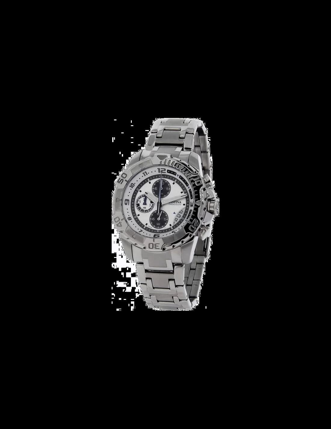Montre Festina F16358/1 Chronographe en Acier Argenté vue 2