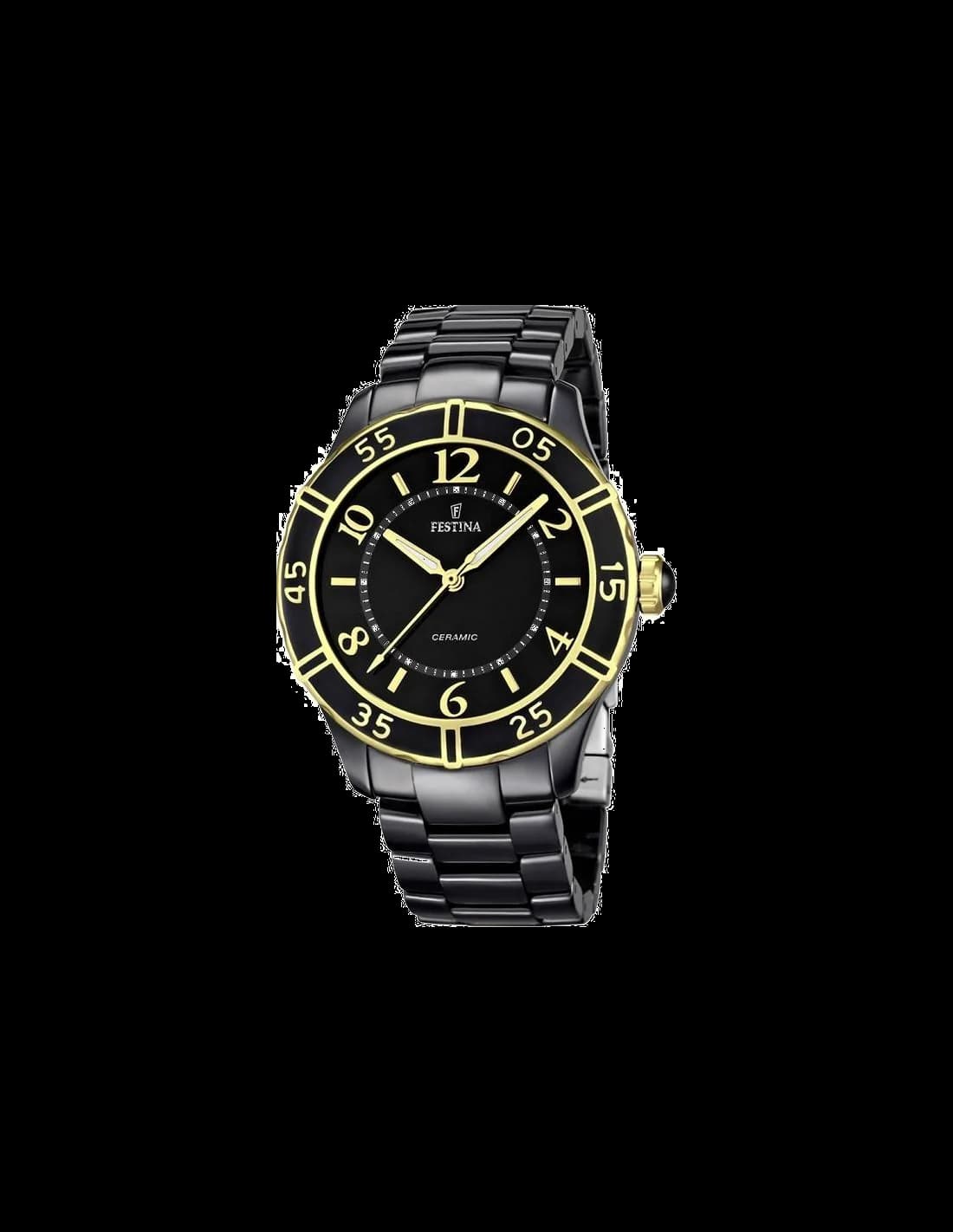 Montre Femme Festina F16633/2 en céramique noire vue 2