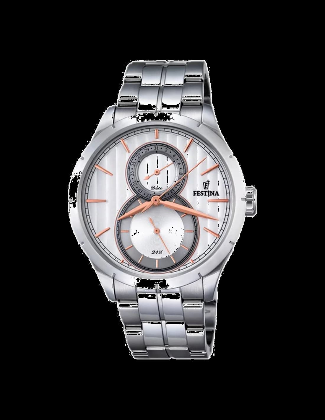 Montre Festina F16891/2 Argentée en Acier Inoxydable vue 2