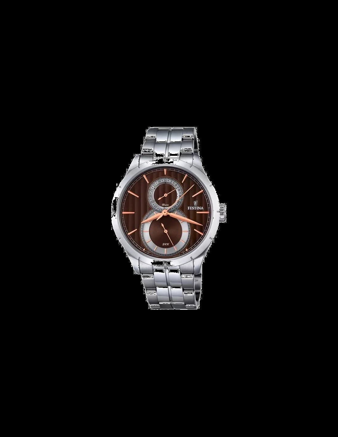 Festina F16891/5 Silver Steel Case Men's Watch vue 2