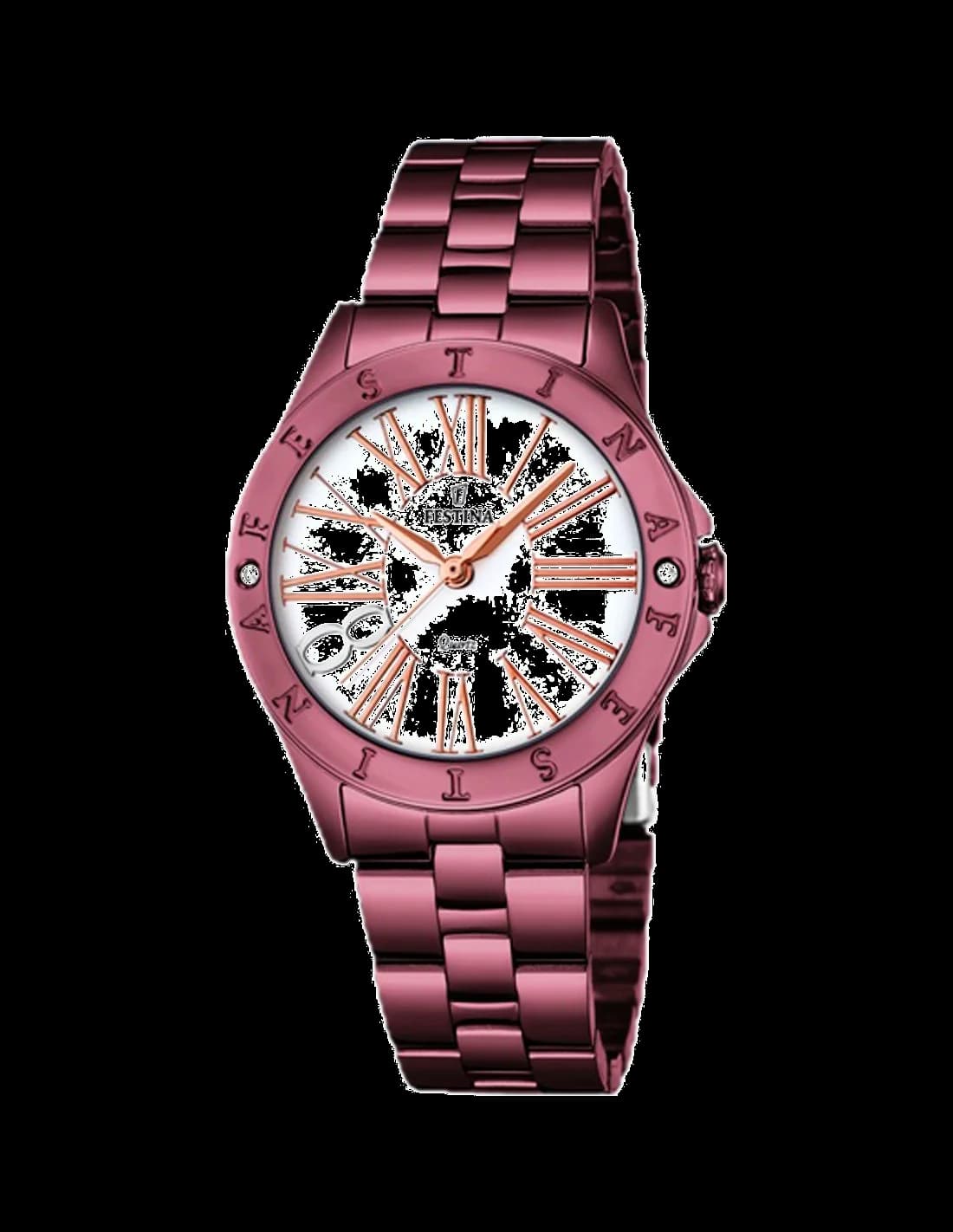 Montre Festina F16928/1 au Cadran Marron Profond vue 2