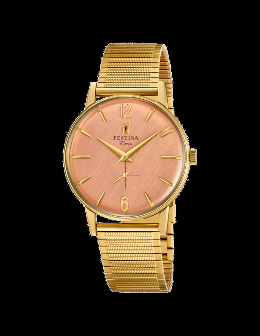 Montre Festina F20251/3 Extra Boîtier et Bracelet Acier Doré vue 2