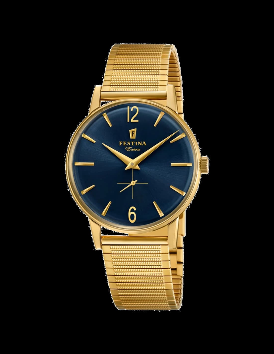 Festina F20251/4 Extra Finishing Gold and Milanese Mesh Men's Watch vue 2