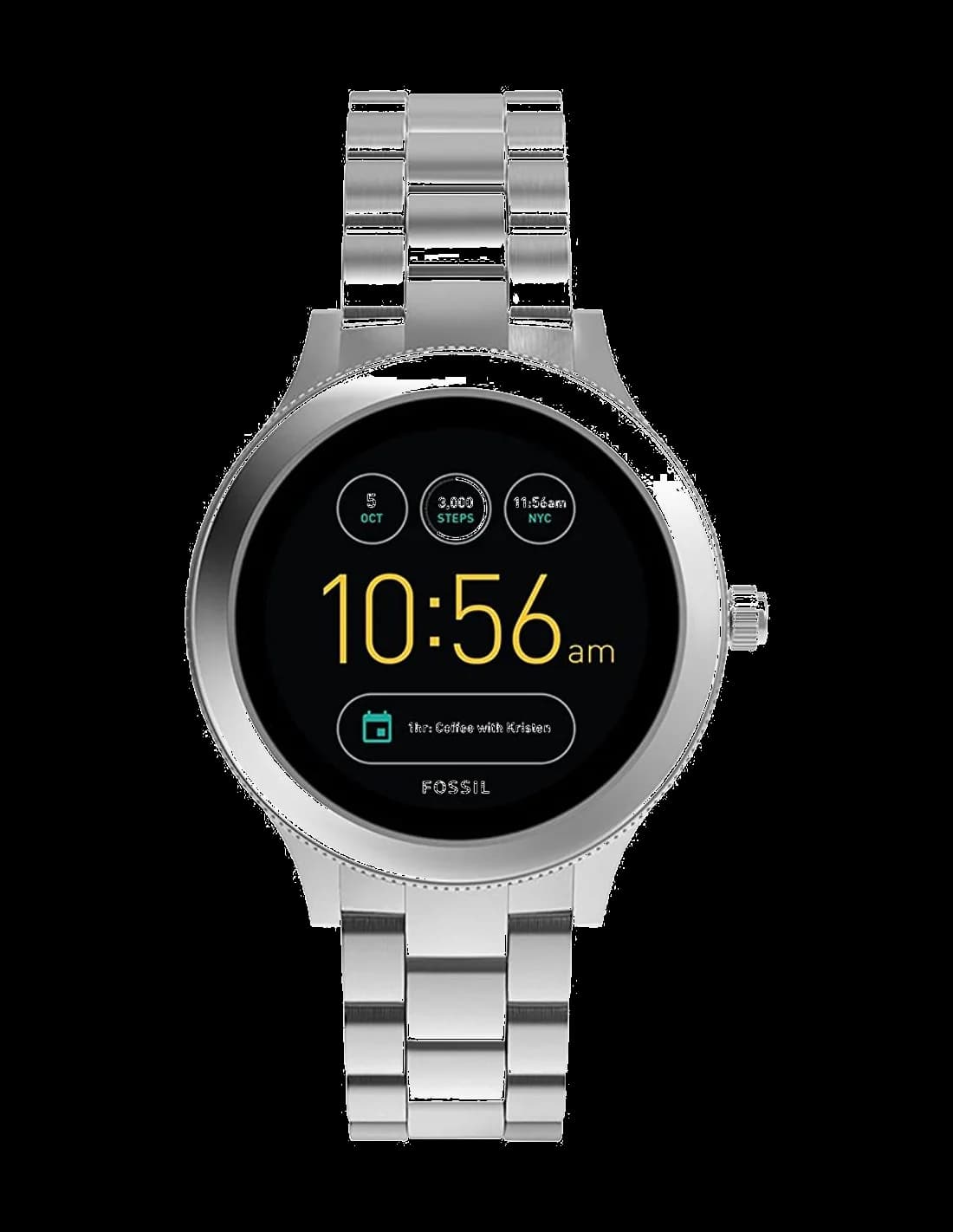 Montre Connectée Fossil Q Venture FTW6003 Bracelet Acier vue 3