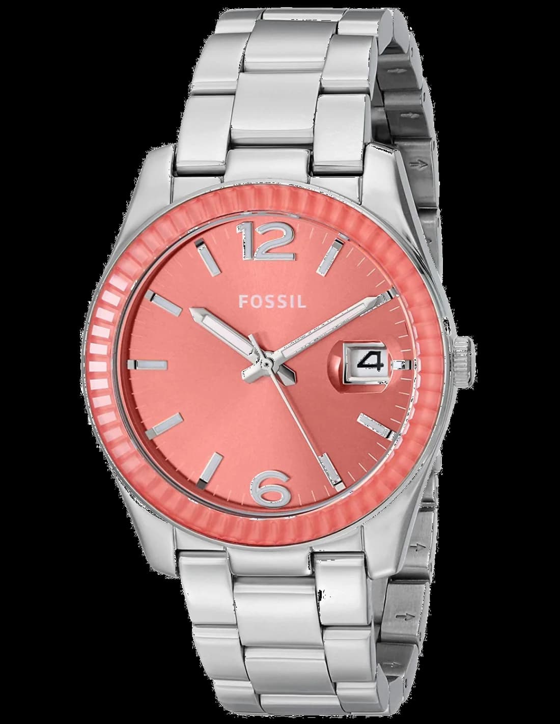 Fossil ES3729 Rose Notched Bezel Women's Watch vue 2