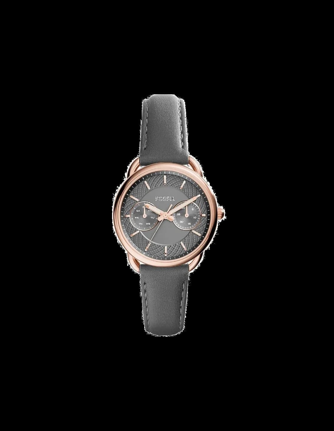Fossil ES3913 vue de côté, bracelet cuir