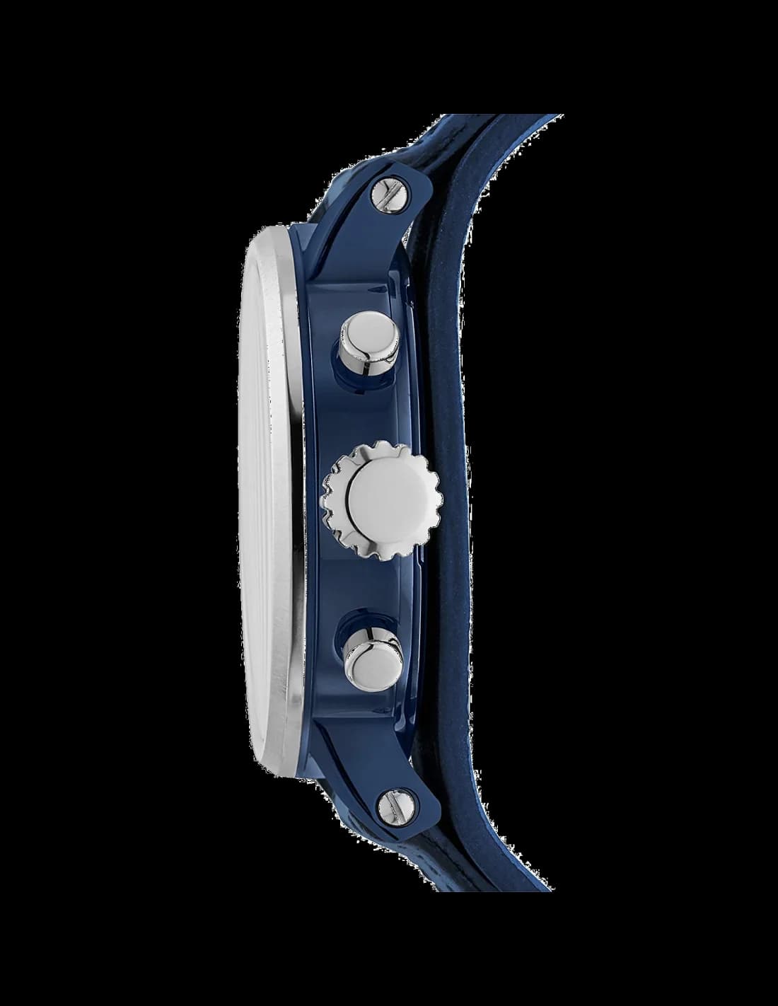 Montre Fossil ES4113 avec Bracelet en Cuir Bleu vue 3