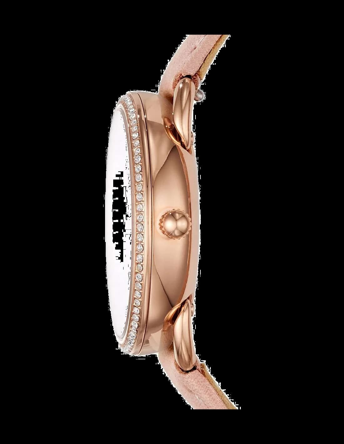 Gros plan sur le cadran blanc de la Fossil ES4393