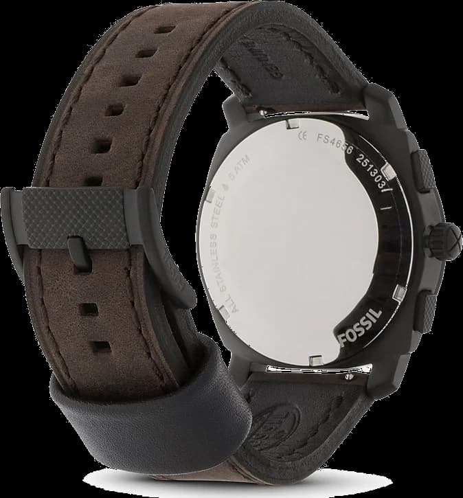 Fossil FS4656 côté fond de boîtier gris