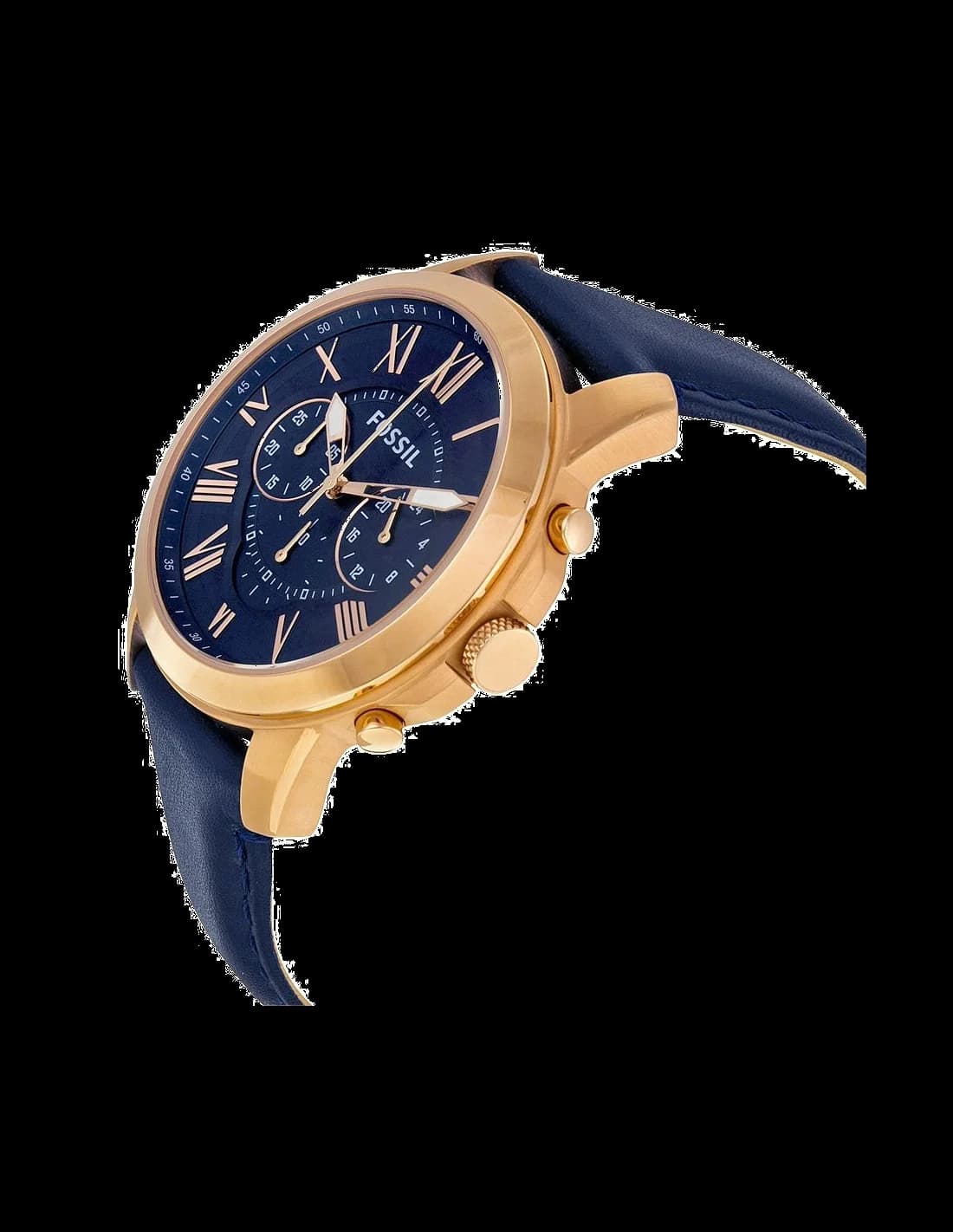 Fossil FS4835 côté fond de boîtier or rose