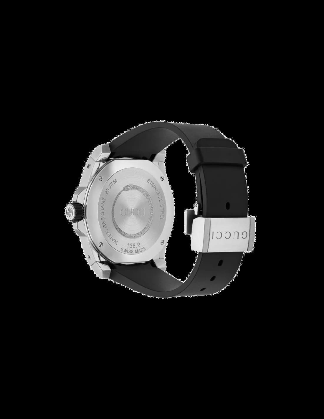 Maillons et fermoir du bracelet silicone, Gucci YA136217