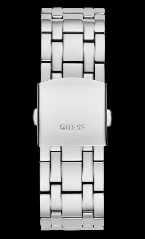 Montre Homme Guess GW0455G1 en acier argenté avec lunette sertie de strass vue 4