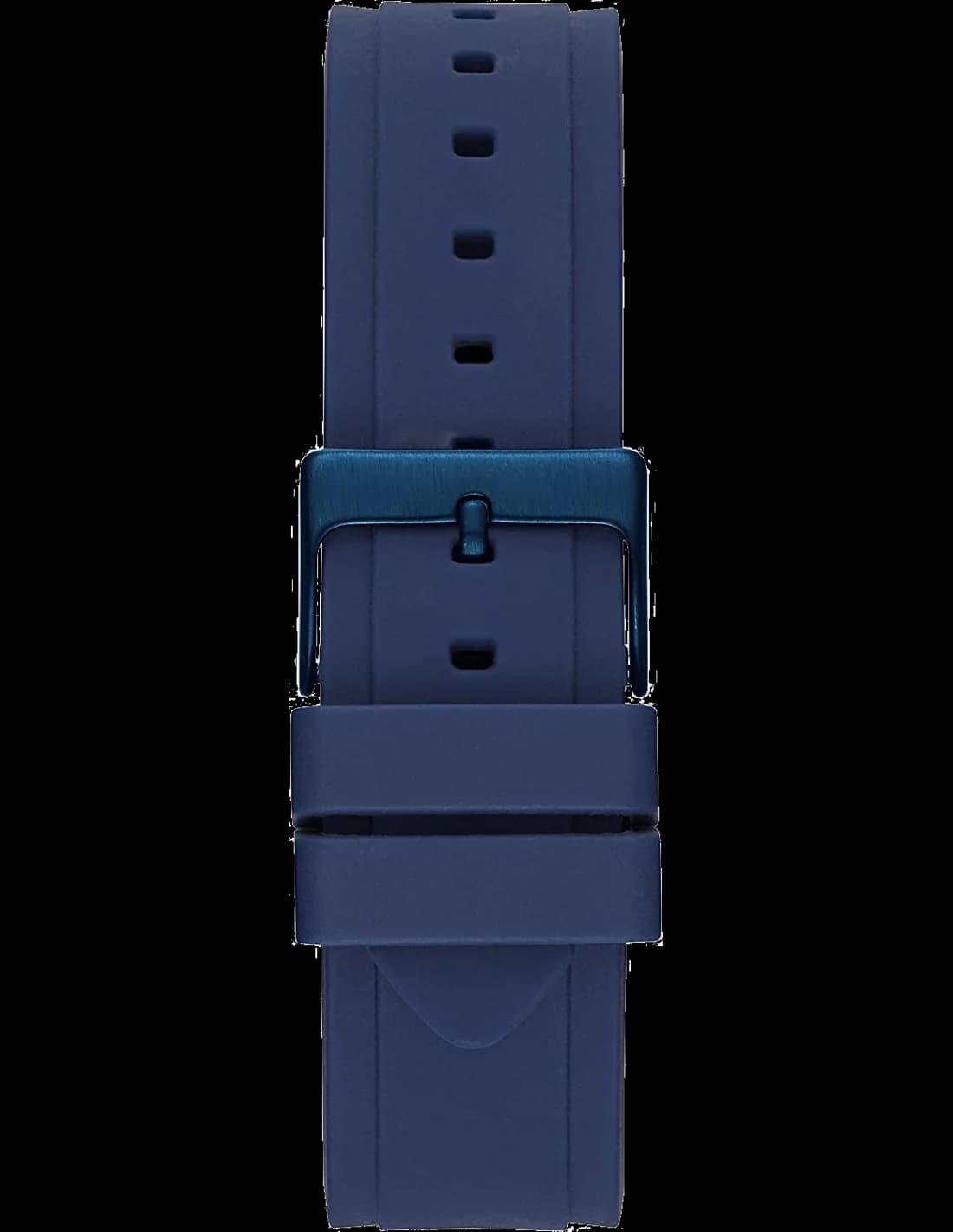 Montre Femme Guess Jet Setter W0571L1 Silicone Bleu et Acier Rose Gold vue 4