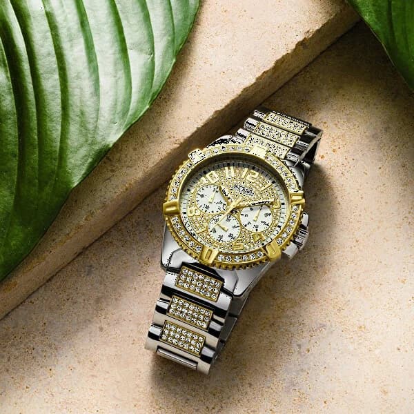 Maillons et fermoir du bracelet acier, Guess W0799G4