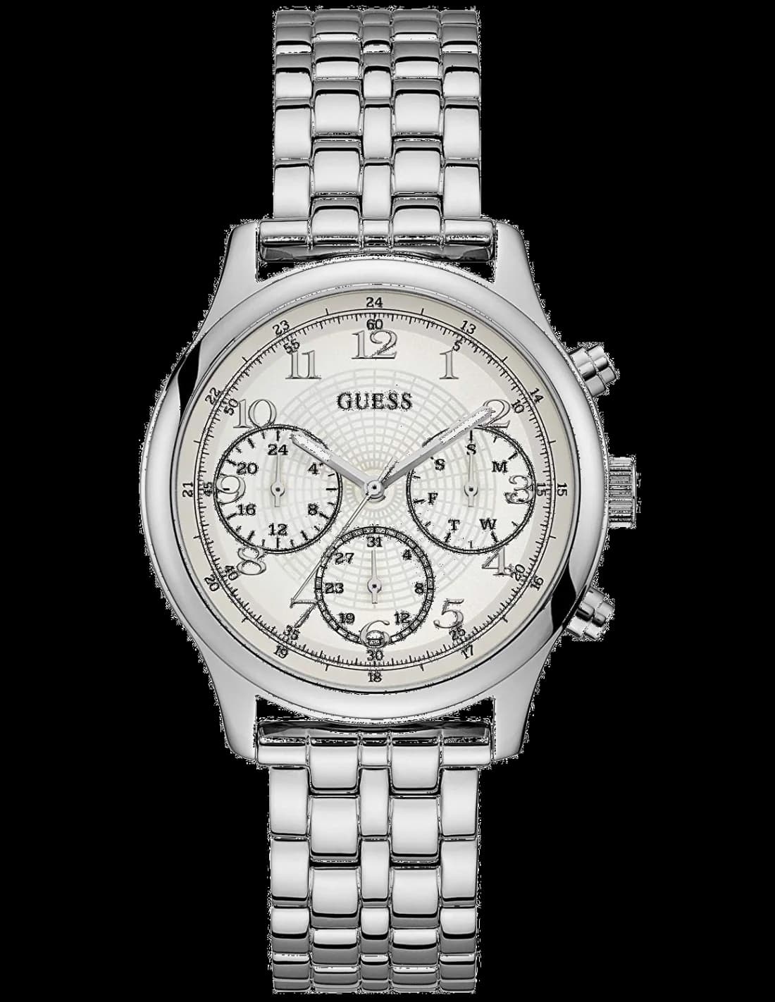 Guess W1018L1 Taylor Steel Silver Stainless Steel Women's Watch vue 2