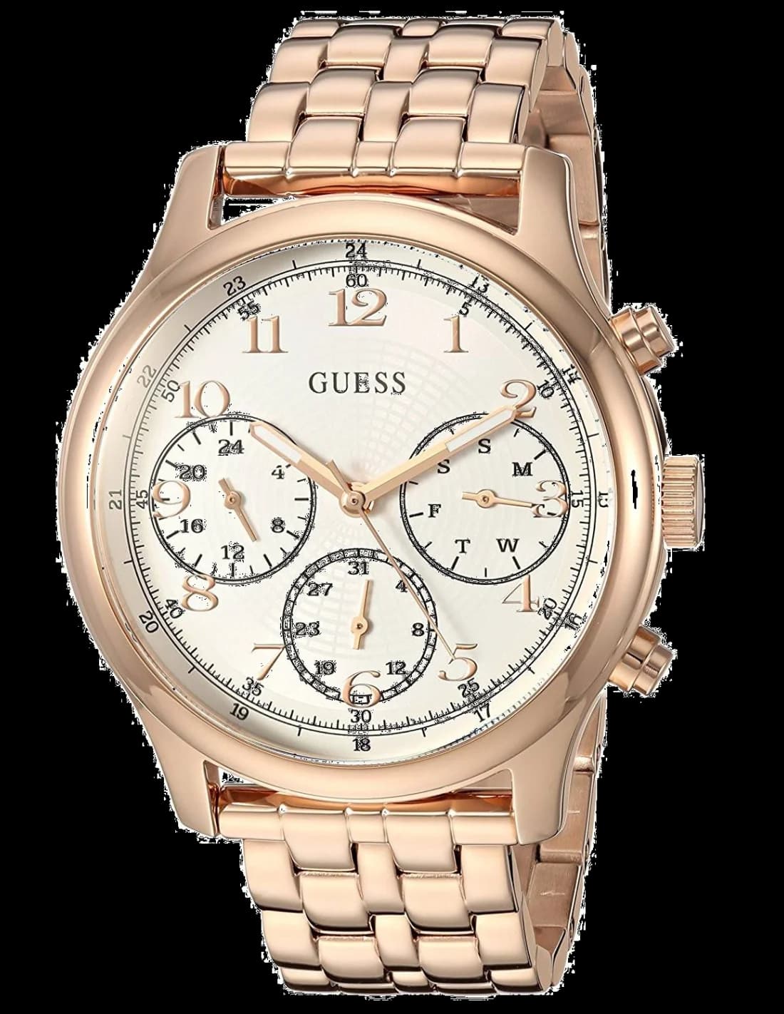 Montre Femme Guess W1018L3 Taylor en Acier Rose Gold et Cristaux vue 2