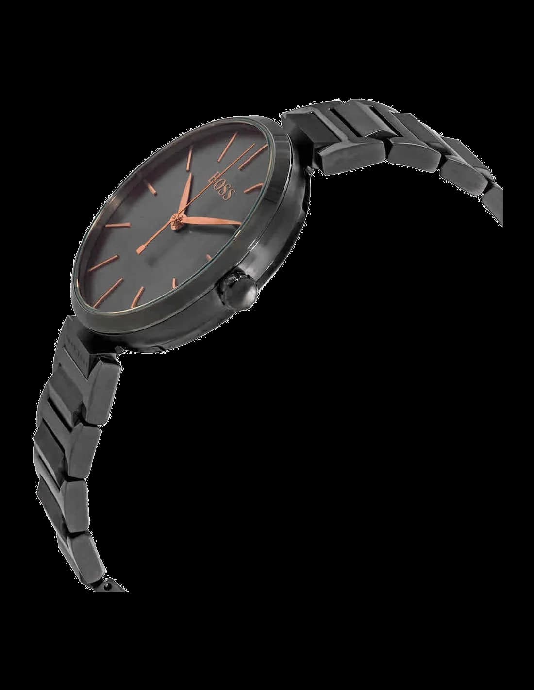 Gros plan sur le cadran gris de la Hugo Boss 1502416