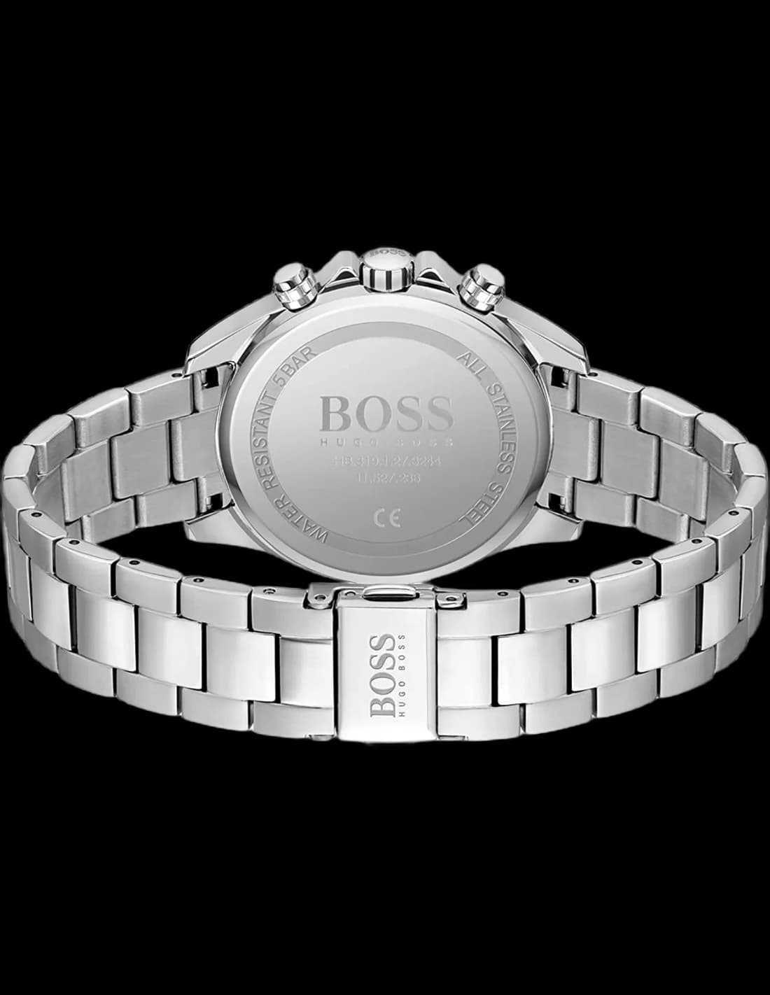 Hugo Boss 1502614 côté fond de boîtier argent