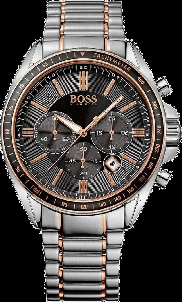 Hugo Boss 1513094 vue de côté, bracelet acier
