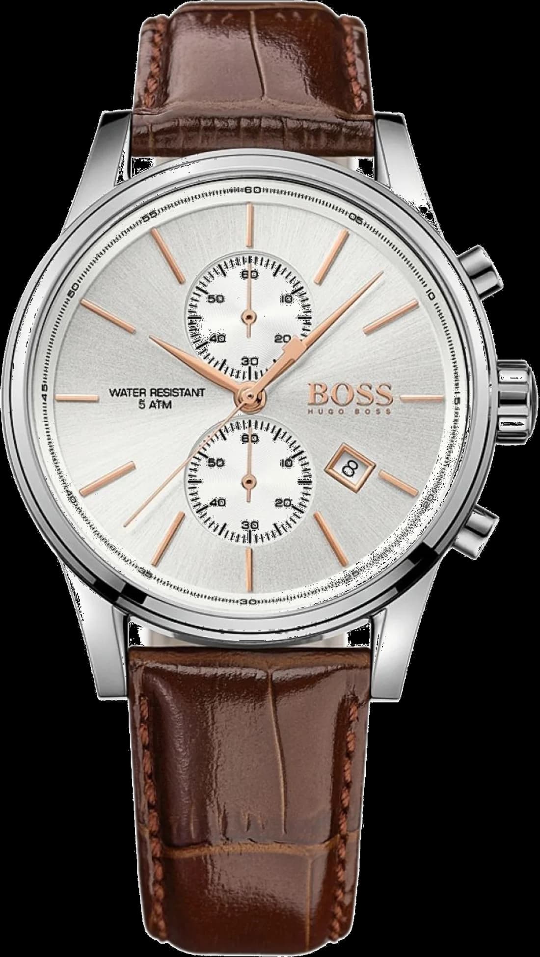 Hugo Boss 1513280 vue de côté, bracelet cuir