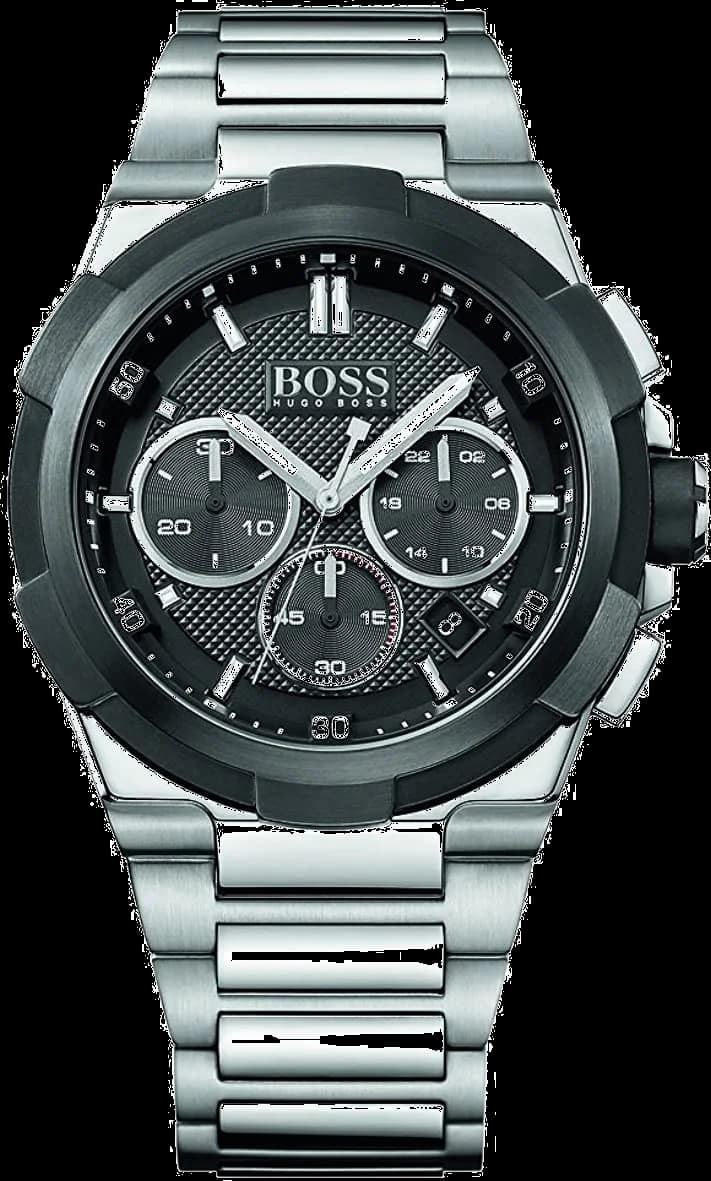 Hugo Boss 1513359 vue de côté, bracelet acier