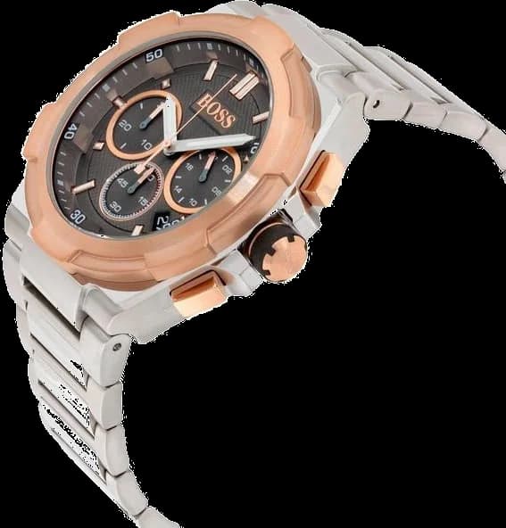 Hugo Boss 1513362 côté fond de boîtier argent