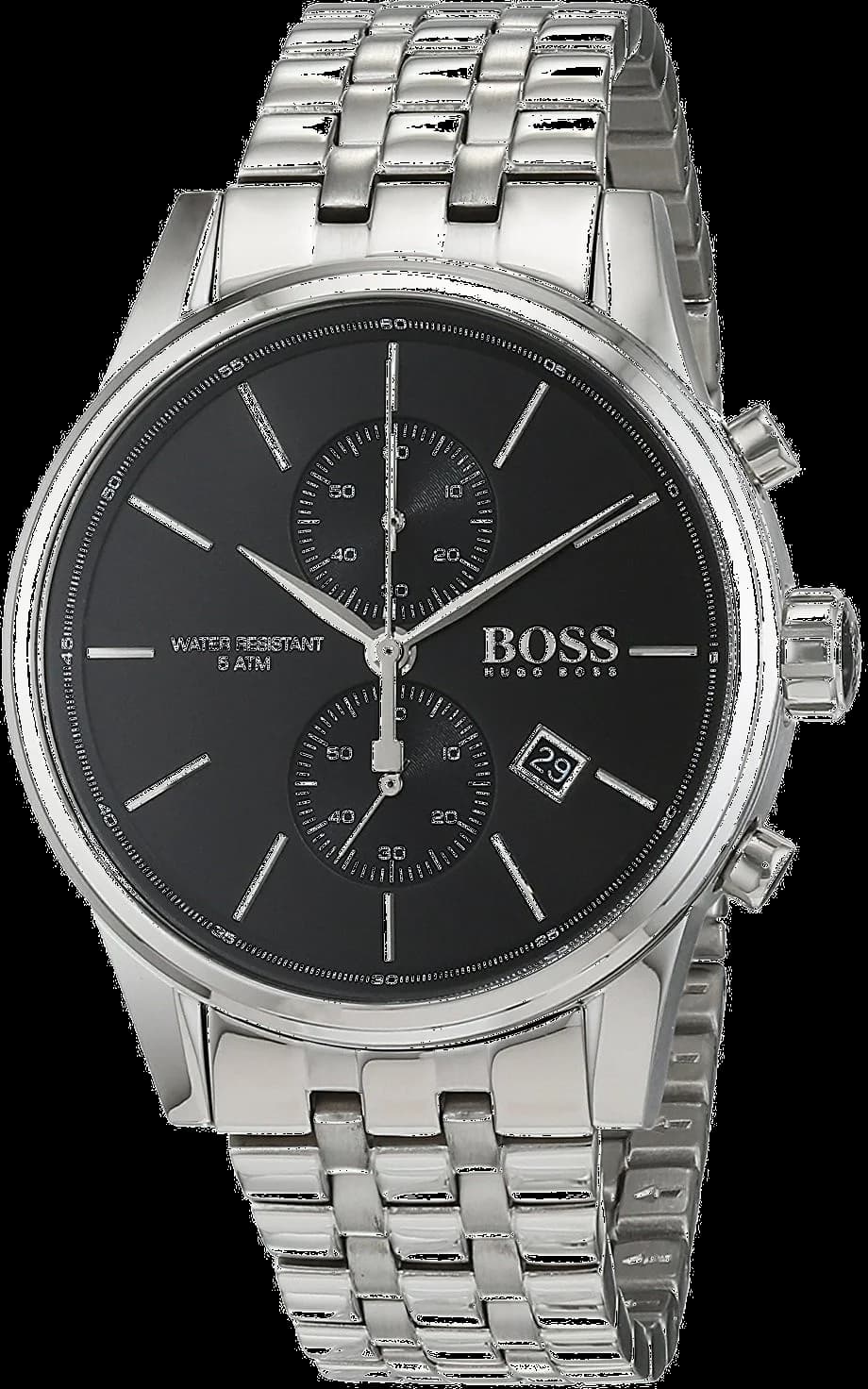 Hugo Boss 1513383 vue de côté, bracelet acier