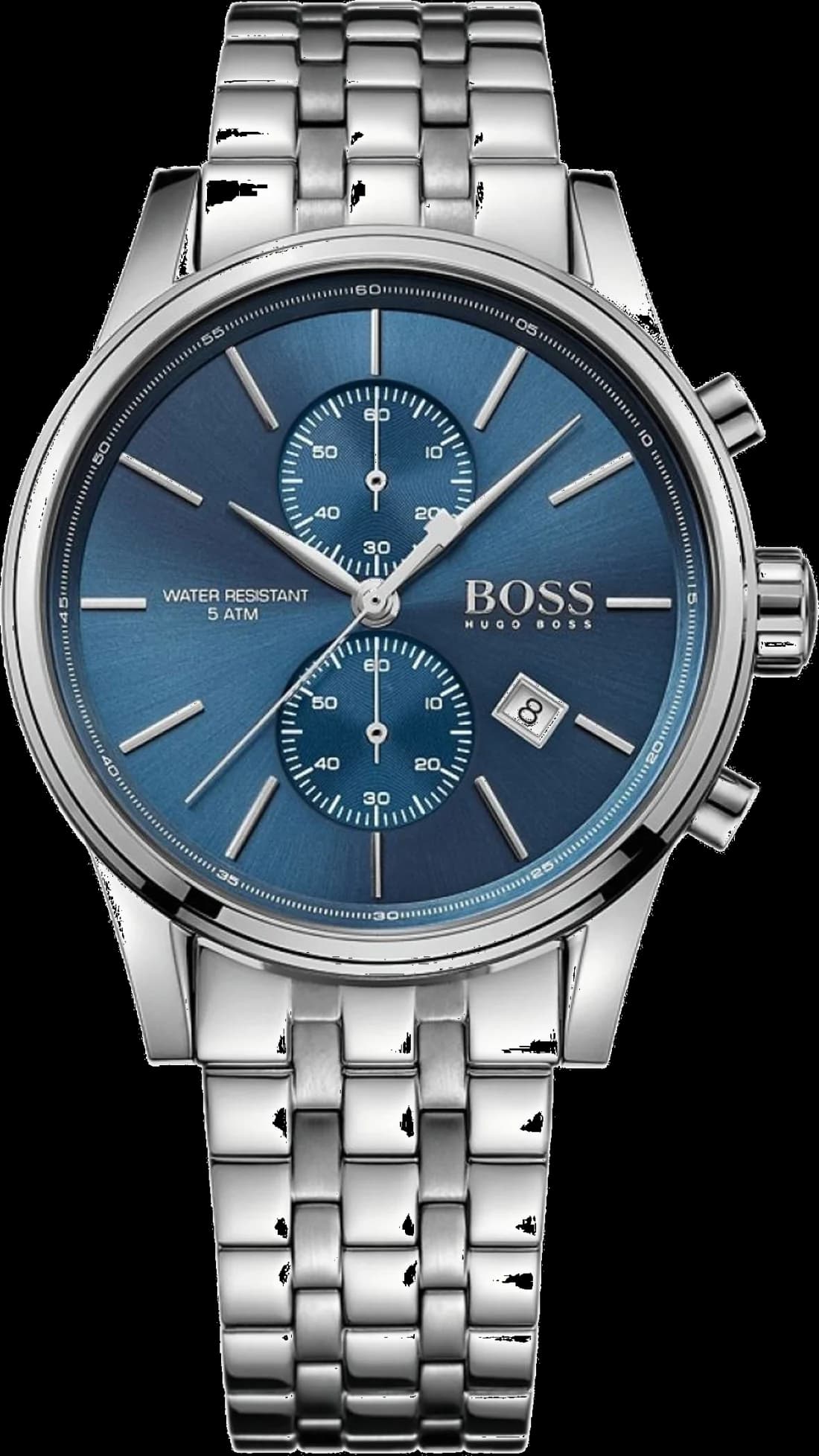 Hugo Boss 1513384 vue de côté, bracelet acier