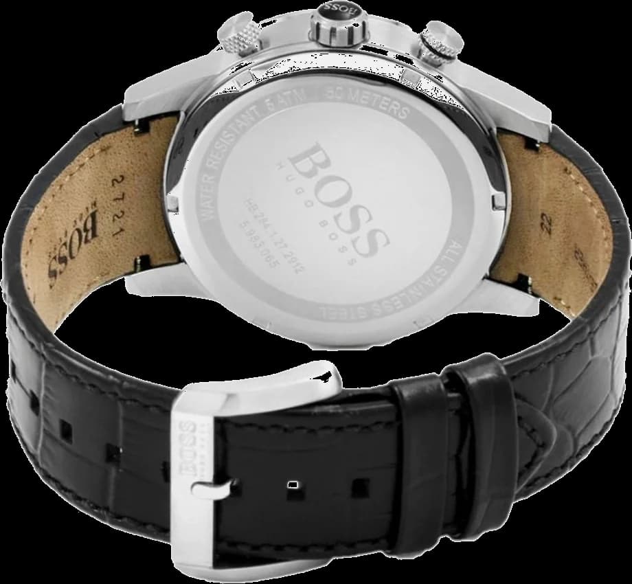Hugo Boss 1513391 Chronograph Deep Blue Dial Stainless Steel Men's Watch vue 4