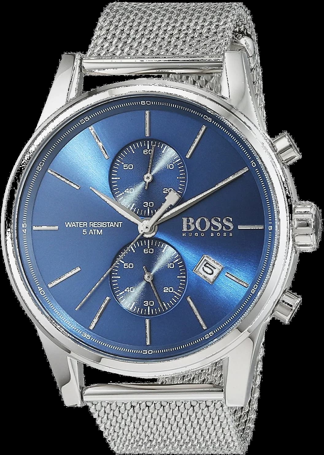 Hugo Boss 1513441 vue de côté, bracelet acier