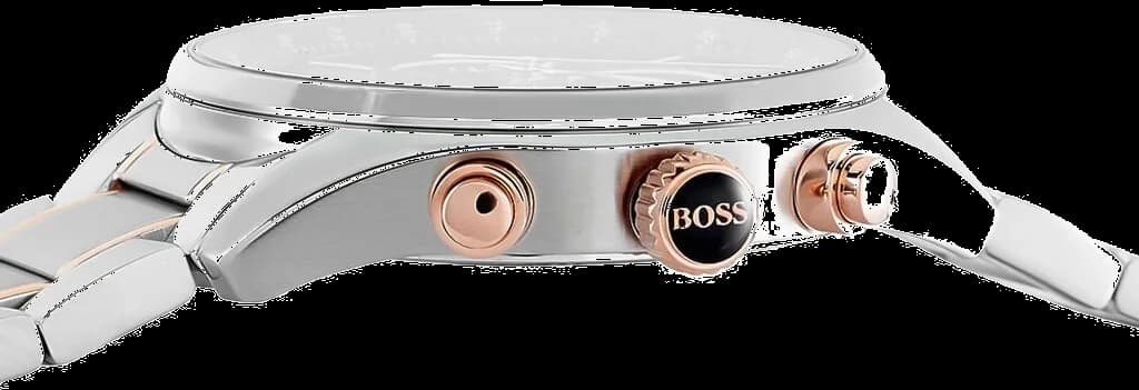 Hugo Boss 1513473 côté fond de boîtier argent