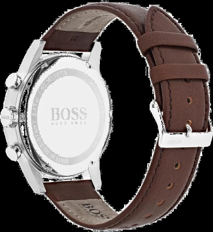 Hugo Boss 1513494 côté fond de boîtier argent