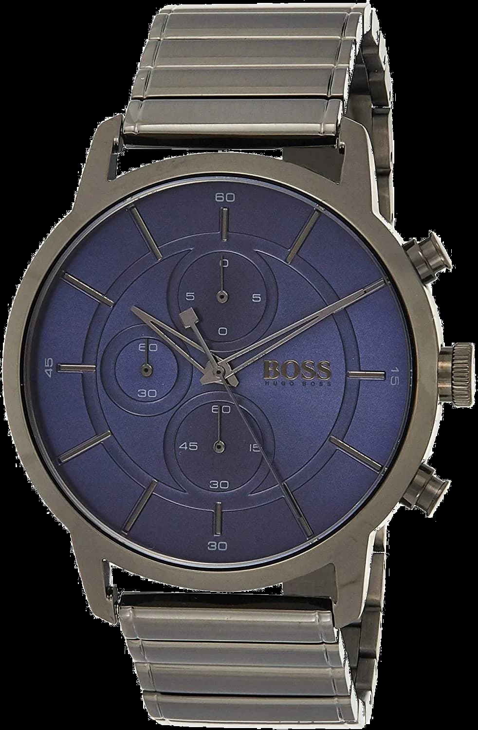 Hugo Boss 1513574 vue de côté, bracelet acier