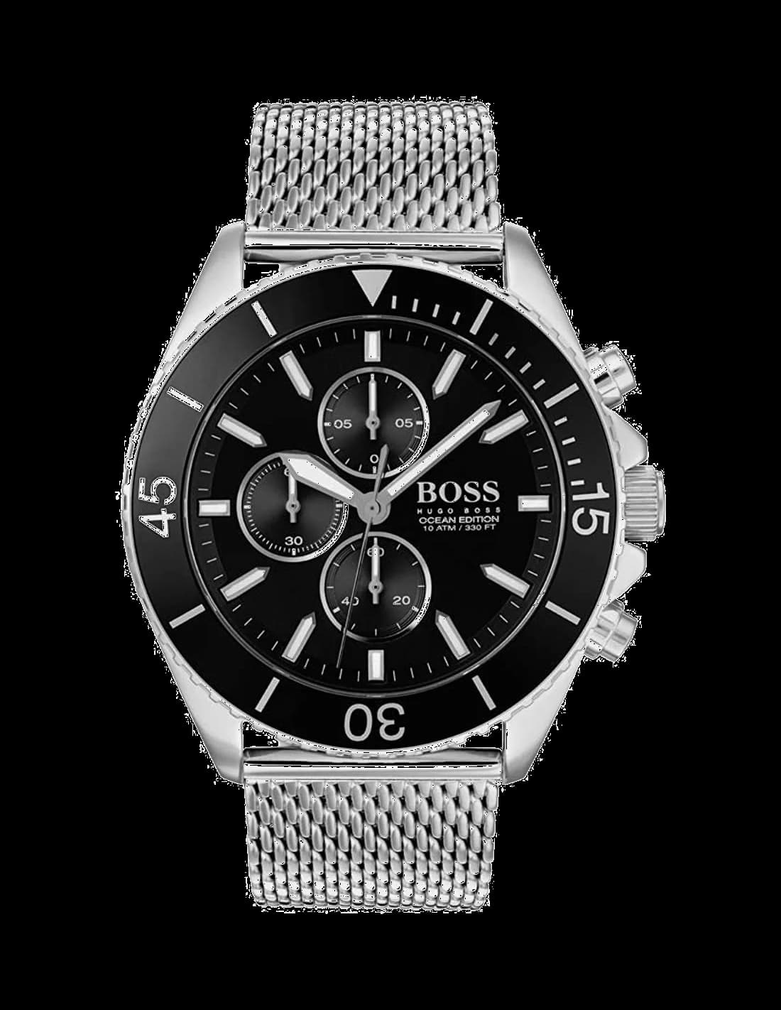 Hugo Boss 1513701 vue de côté, bracelet acier