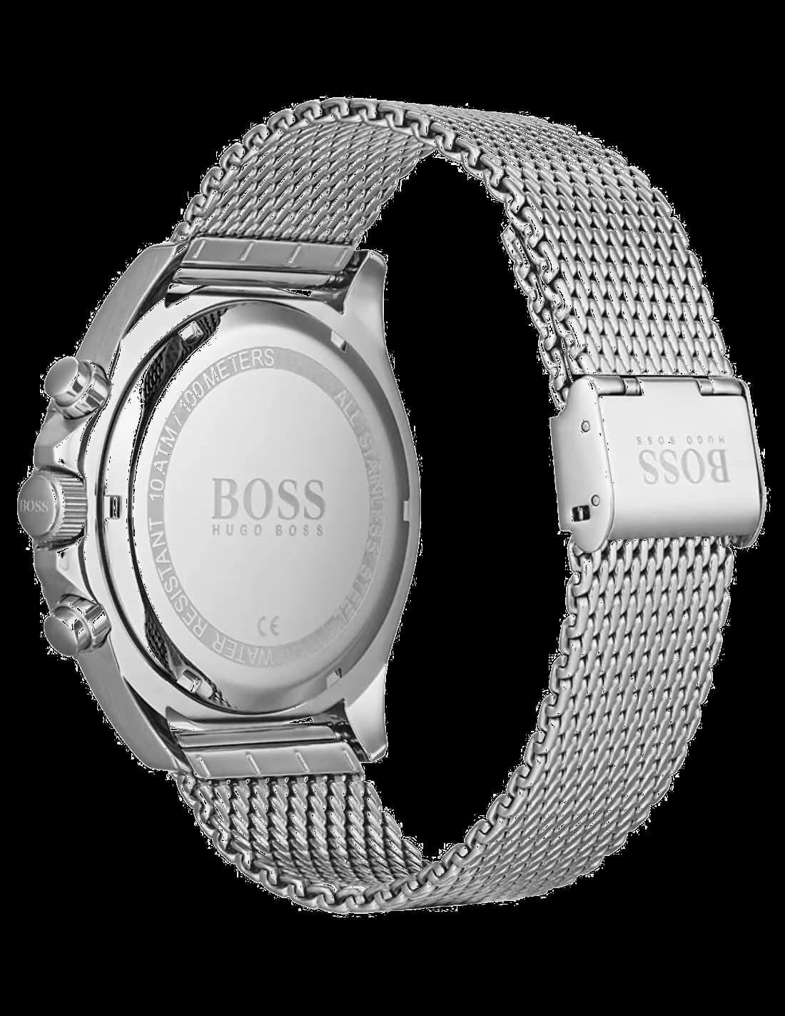 Hugo Boss 1513701 côté fond de boîtier argent