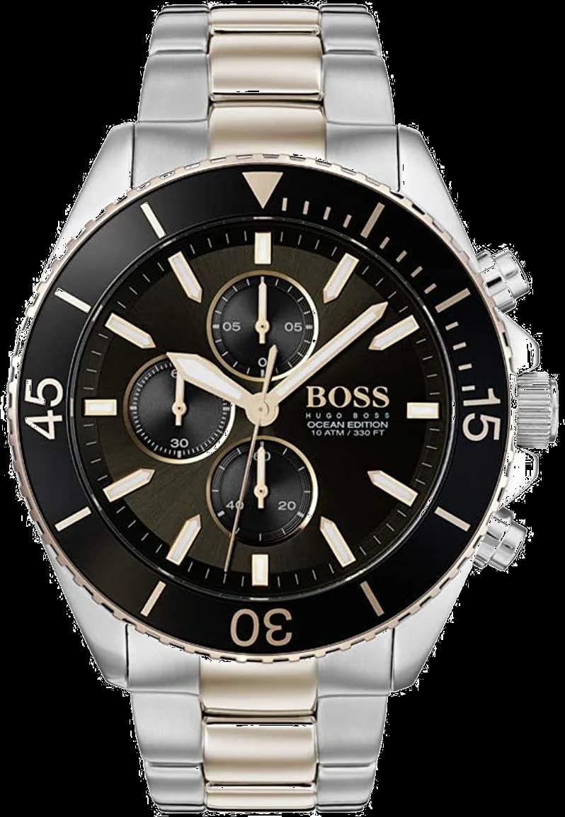 Hugo Boss 1513705 vue de côté, bracelet acier